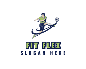 Football Sports Athlete logo design