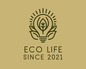 Sustainable - Sustainable Light Bulb logo design