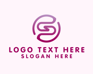 Round - Creative Agency Letter S logo design