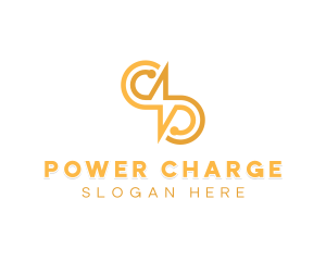 Charging - Electrical Charge Energy logo design