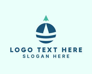 Freight - Globe Arrow Delivery logo design