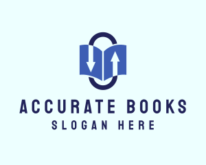 Book Arrow Trading logo design