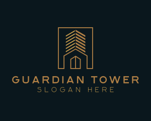 Building Tower logo design