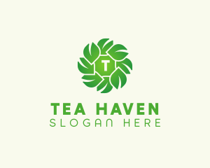 Natural Herbal Leaves logo design