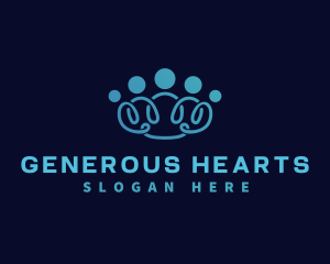 Giving - Community Thread Foundation logo design
