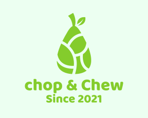 Pear - Green Pear Fruit logo design