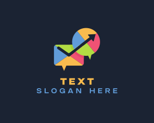 Social Chat Mail logo design