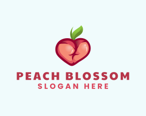 Erotic Lingerie Peach  logo design