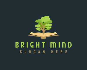 Study - Book Publishing Tree logo design
