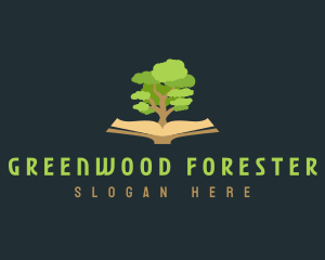 Book Publishing Oak Tree logo design