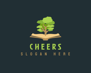 Educational - Book Publishing Tree logo design