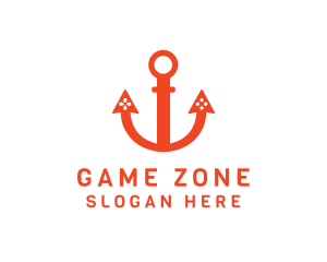 Anchor Game Controller logo design