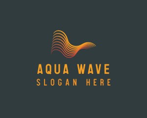 Creative Abstract Waves logo design