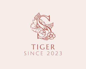 Botanical - Flower Boutique Letter S logo design