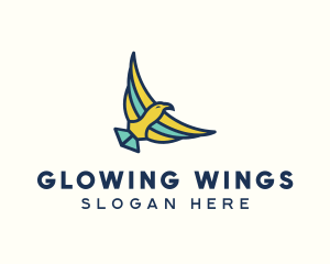 Bird Hawk Wings logo design