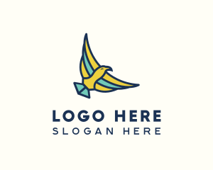 Soaring - Bird Hawk Wings logo design