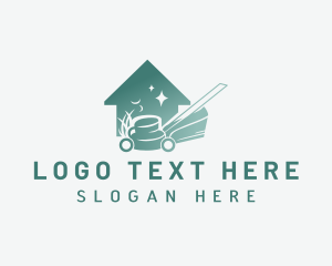 Home - Lawn Mower Landscape logo design