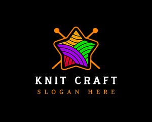 Star Yarn Crochet logo design