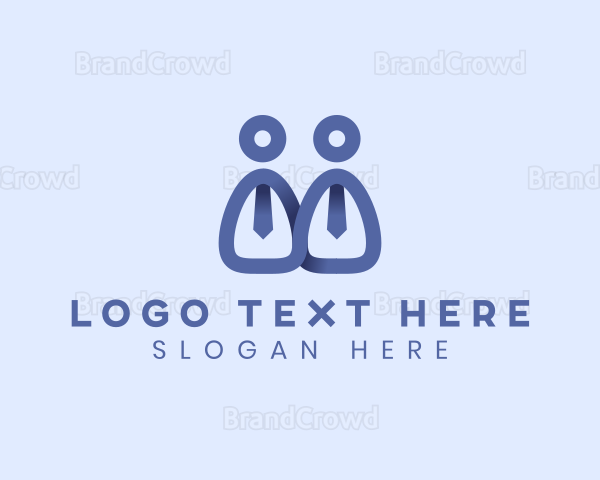 Employee Staffing Business Logo