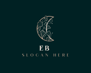 Flower - Cosmic Floral Moon logo design