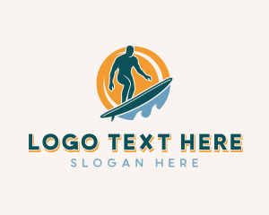 Surfboard - Island Surfboard Beachwear logo design