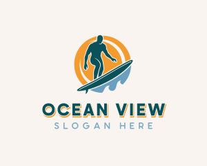 Island Surfboard Beachwear logo design