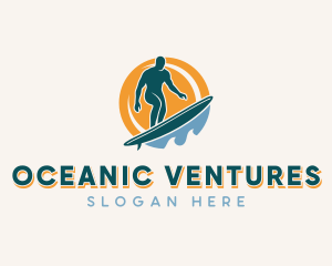 Island Surfboard Beachwear logo design