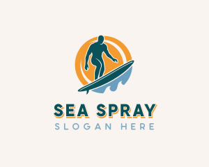 Island Surfboard Beachwear logo design