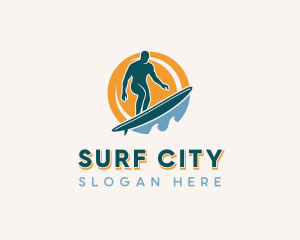 Island Surfboard Beachwear logo design