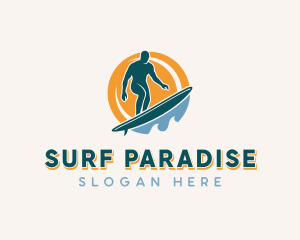 Island Surfboard Beachwear logo design