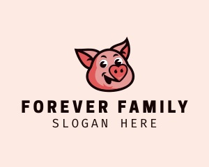 Adoption - Pork Pig Nose logo design