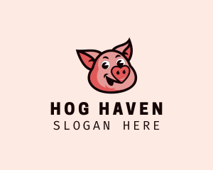 Pork Pig Nose logo design