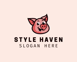 Shelter - Pork Pig Nose logo design