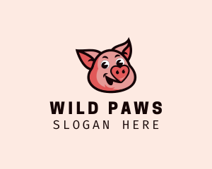 Pork Pig Nose logo design