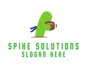 Spike - Cactus Sport Football logo design