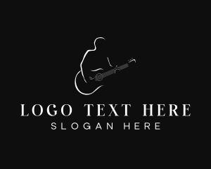 Musician - Guitar Musician Artist logo design