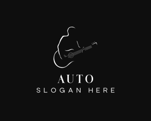 Guitar Musician Artist Logo