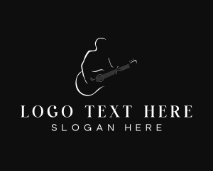 Guitar Musician Artist Logo