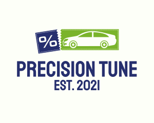 Tuning - Discount Ticket Car logo design