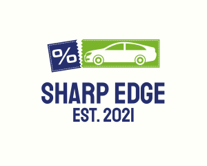 Stab - Discount Ticket Car logo design