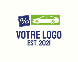 Workshop - Discount Ticket Car logo design