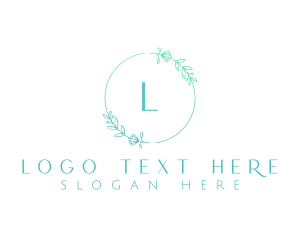 Fragrance - Beauty Wreath Lettermark logo design