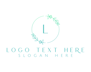 Bouquet - Beauty Wreath Lettermark logo design