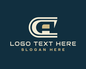 Entrepreneur - Modern Technology Agency logo design