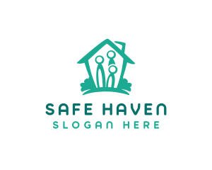 Shelter - Home Family Shelter logo design