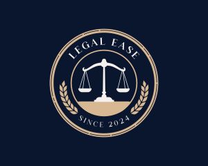Legal - Legal Justice Scale logo design