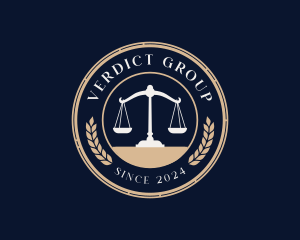 Jury - Legal Justice Scale logo design