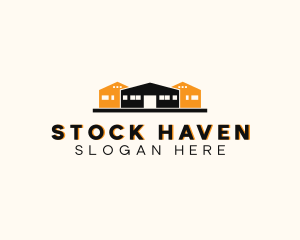 Stockroom - Industrial Warehouse Building logo design