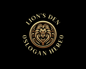 Luxury Lion Royalty logo design