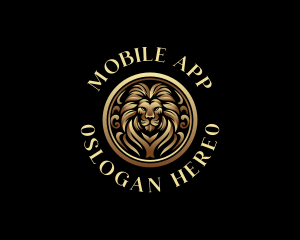 Vip - Luxury Lion Royalty logo design